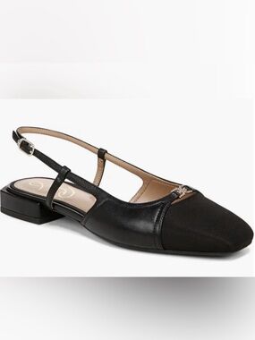 Sam Edelman Kara 2 Slingback Flat in Black Size 6